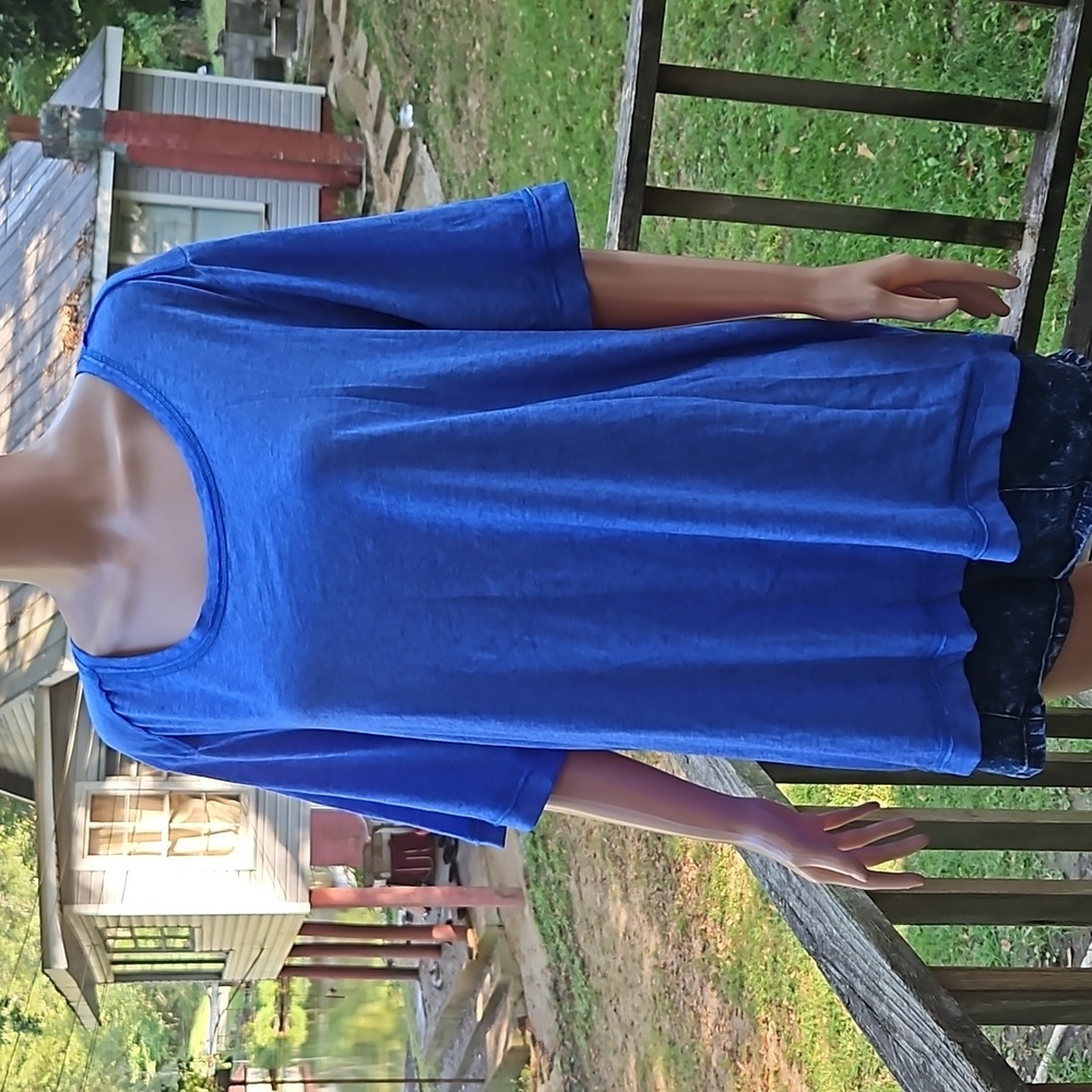 Terra & Sky Blue Tshirt 3/10$